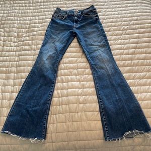 MOTHER flare leg jeans